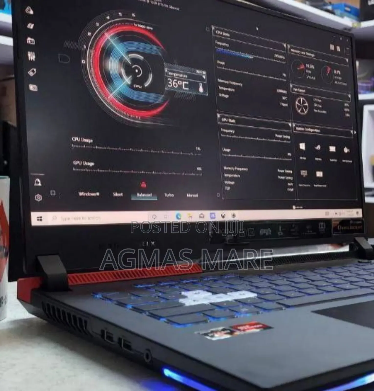 New Laptop Asus ROG Strix G16 G614 16GB AMD Ryzen 9 SSD 512GB