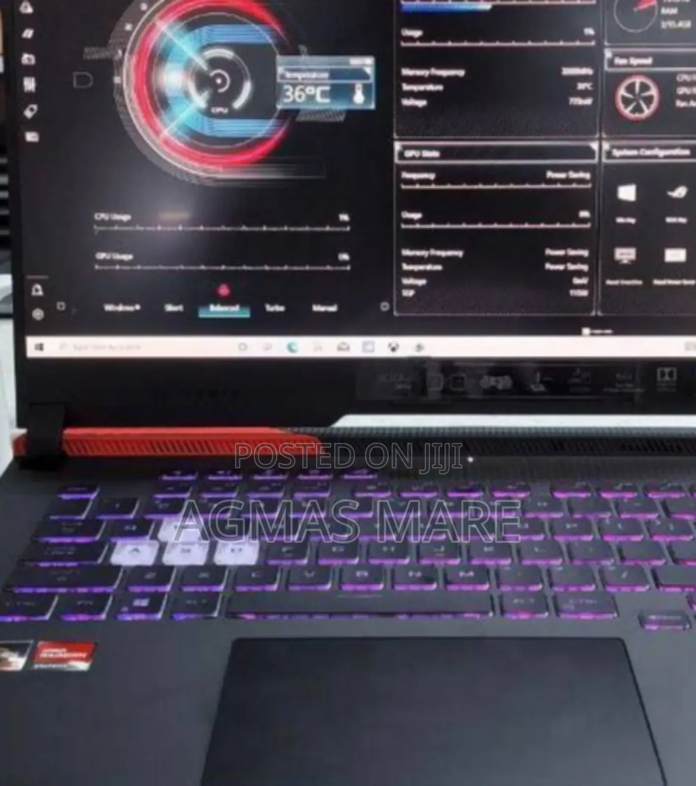 New Laptop Asus ROG Strix G16 G614 16GB AMD Ryzen 9 SSD 512GB