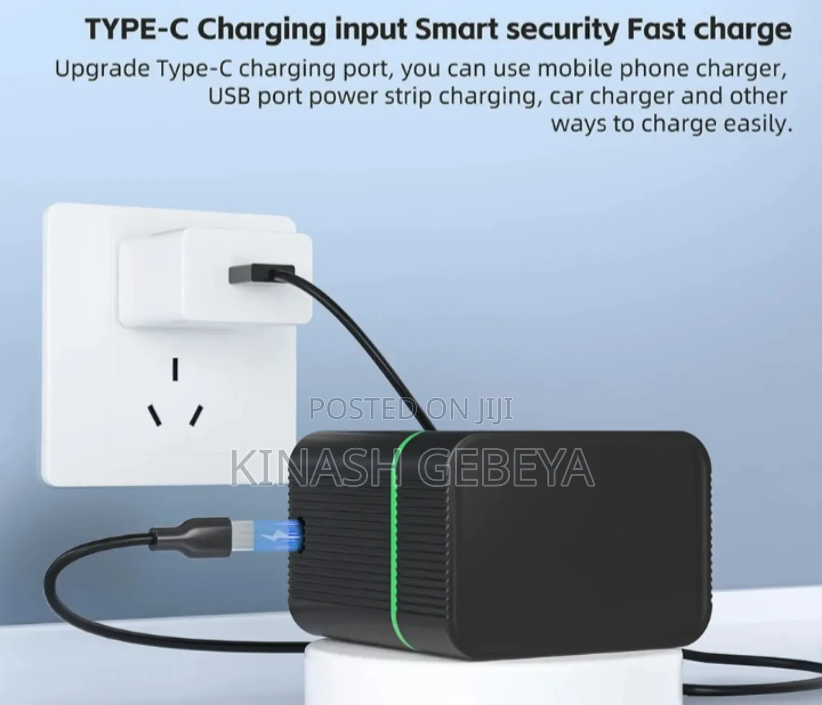 Bettery Charger With 8 Rechargeable Battries