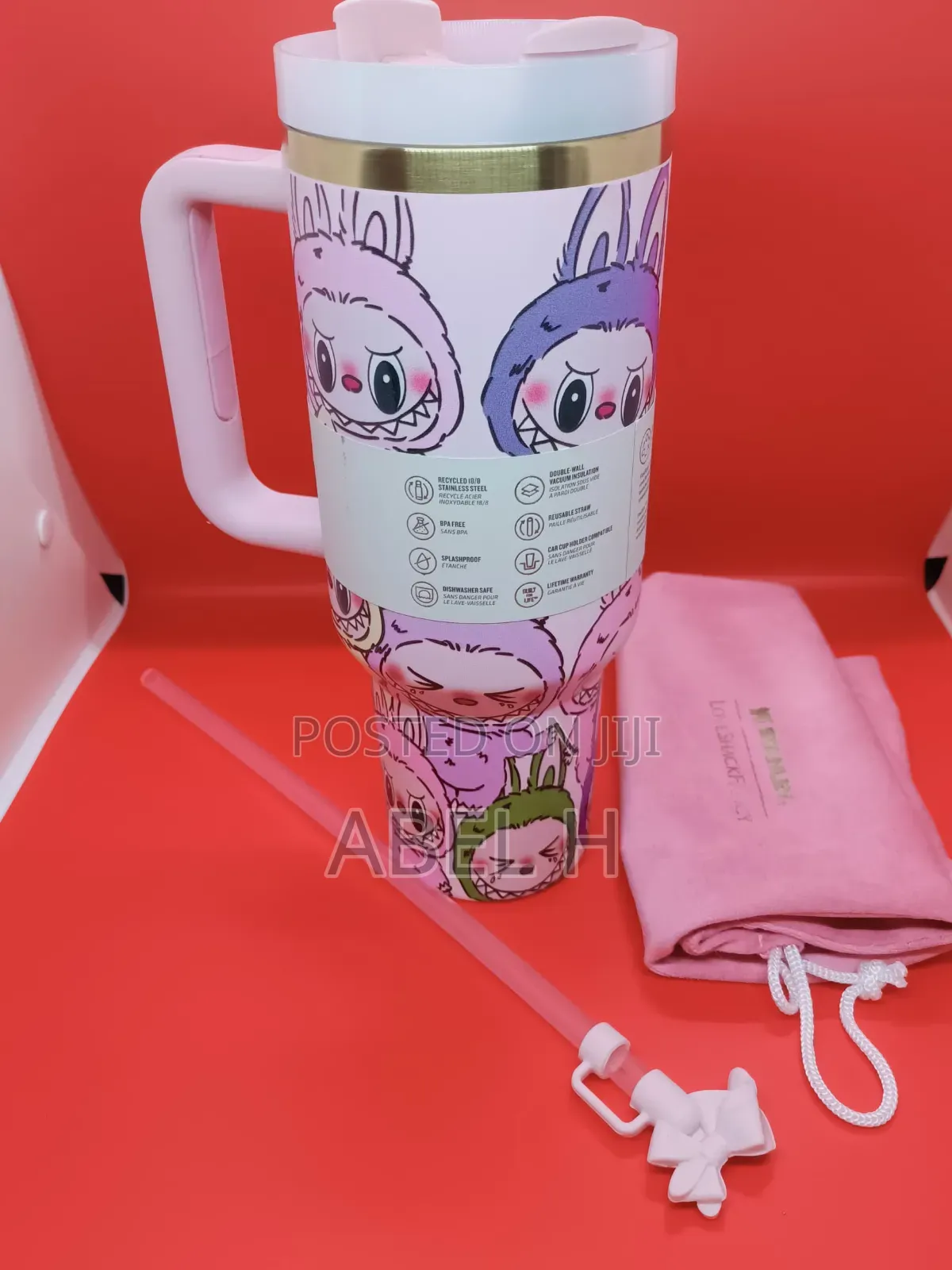 Stanley1913 × Loveshackfancy × Labubu Quencher H2.0 Tumbler