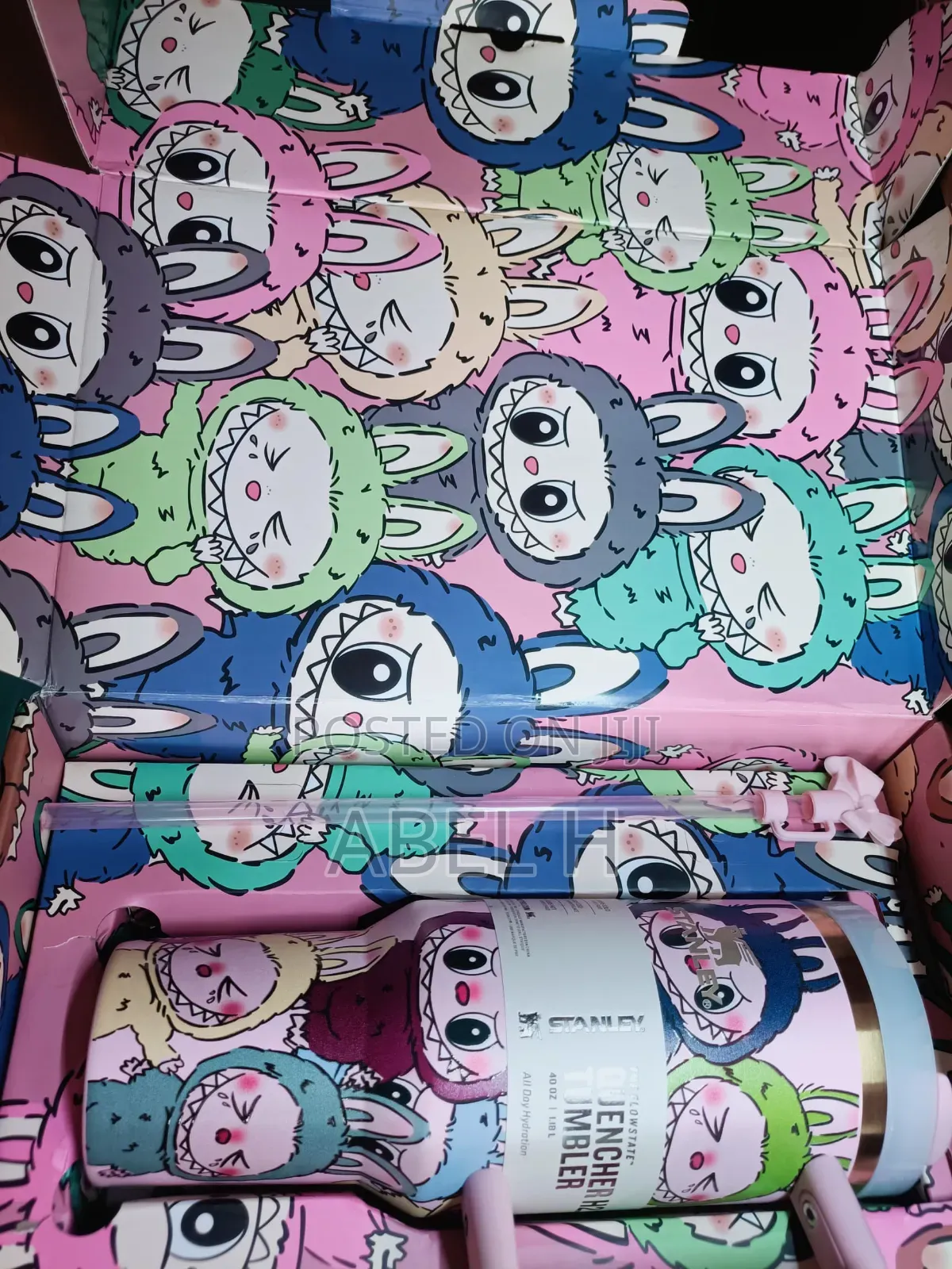 Stanley1913 × Loveshackfancy × Labubu Quencher H2.0 Tumbler