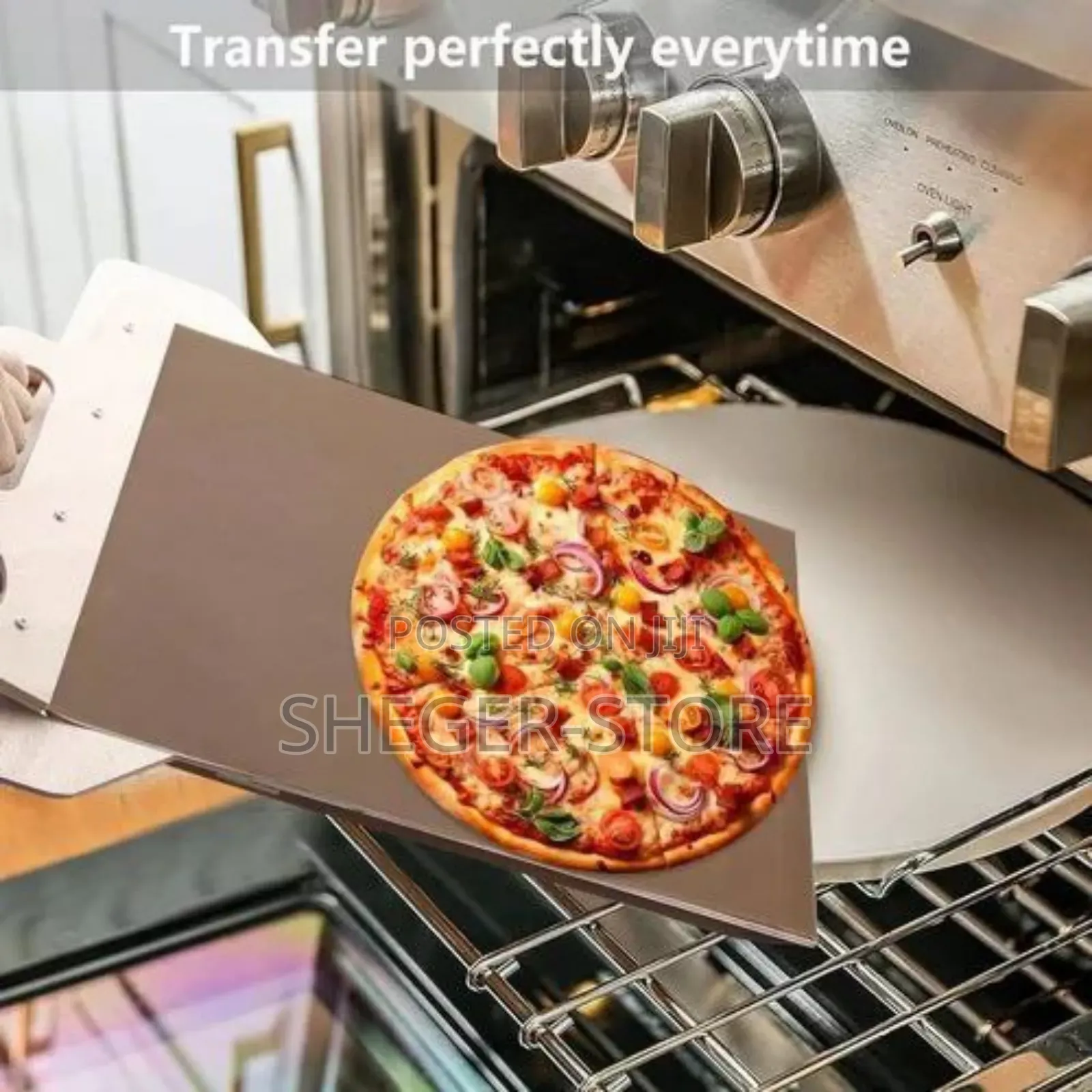 Siding Pizza Peelየተዳመጠና ለመጋገር የተዘጋጀ ፒዛን በቀላሉ ለማንሳትና ወደ ኦቭን ውስጥ ለማሰሰገባት