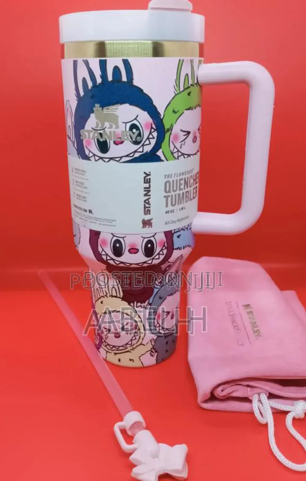 Stanley1913 × Loveshackfancy × Labubu Quencher H2.0 Tumbler