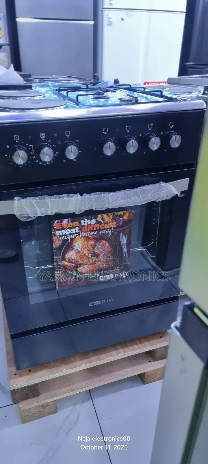 Melan Italy Ovens 60. Gas Electric Ovens Cookers