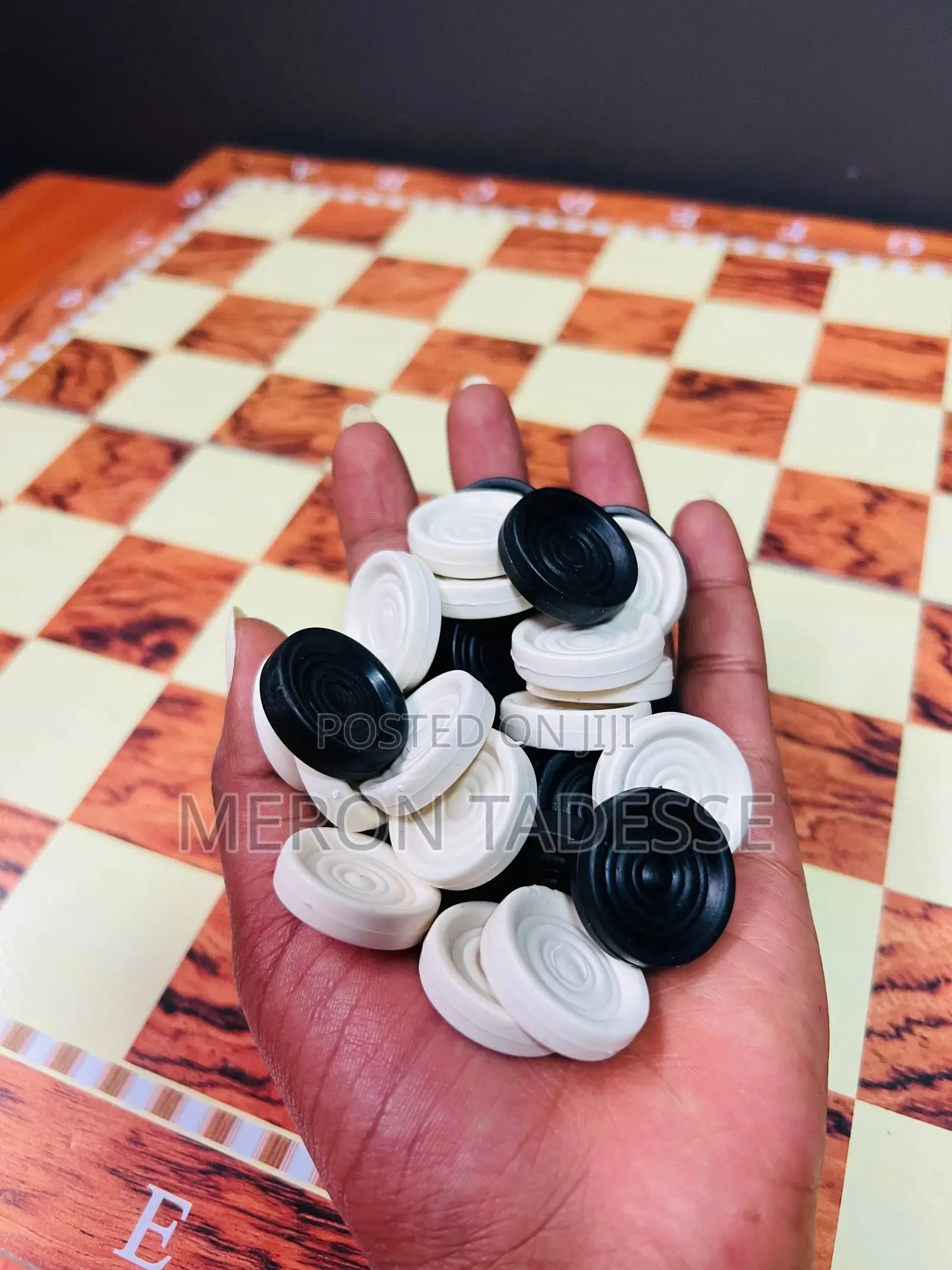 3in1 Wooden Game | [Chess+ Checkers + Backgammon ] ቼዝ + ዳማ +ባክጋመን ]
