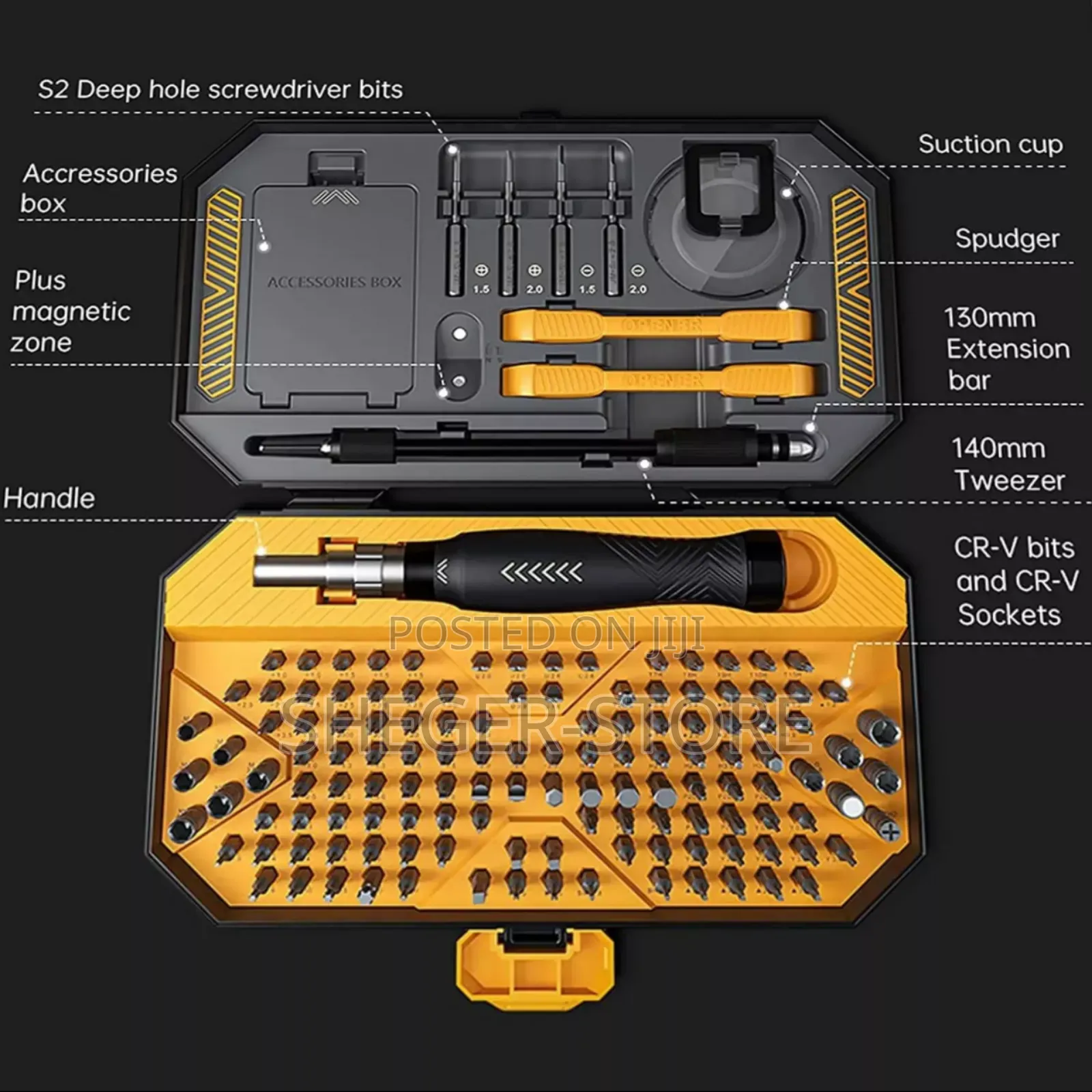 145in1 Precision Screwdriver Set (Smartphones, Tablets, Laptops,More.)