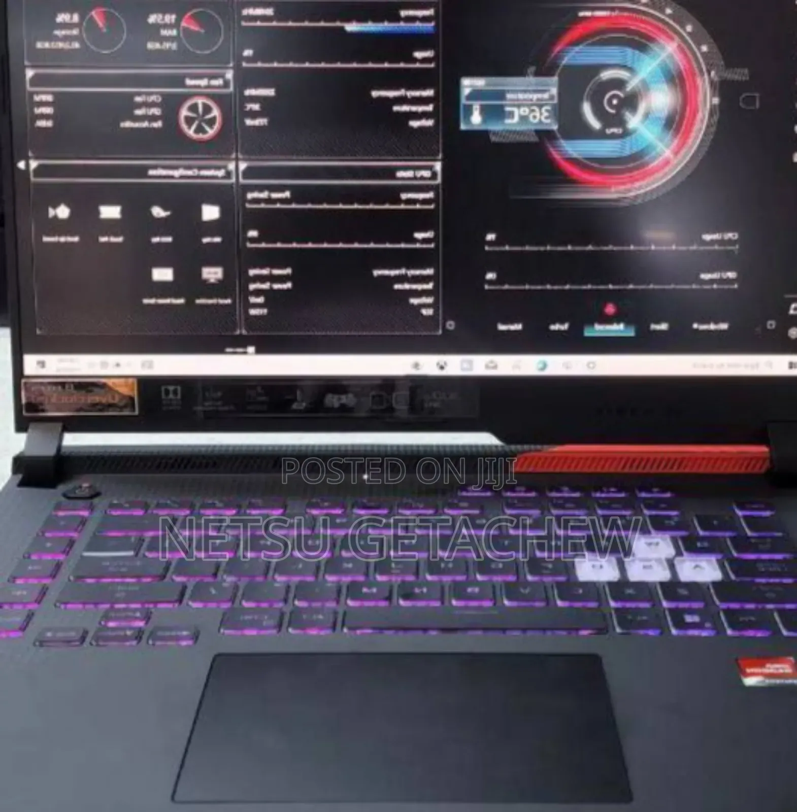 New Laptop Asus ROG Strix G15 G512 16GB AMD Ryzen 9 SSD 512GB