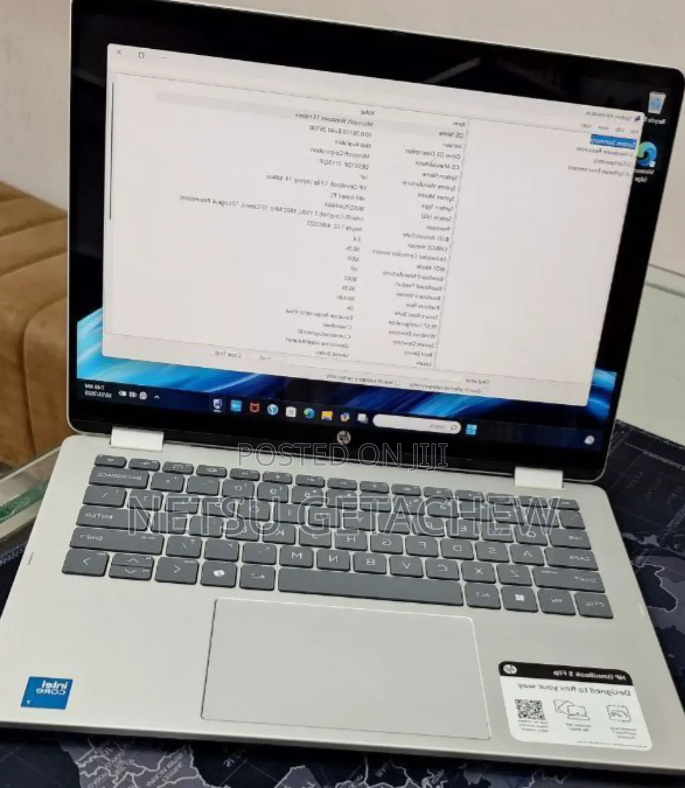 New Laptop HP OmniBook 5 Flip 16GB Intel Core I7 SSD 512GB