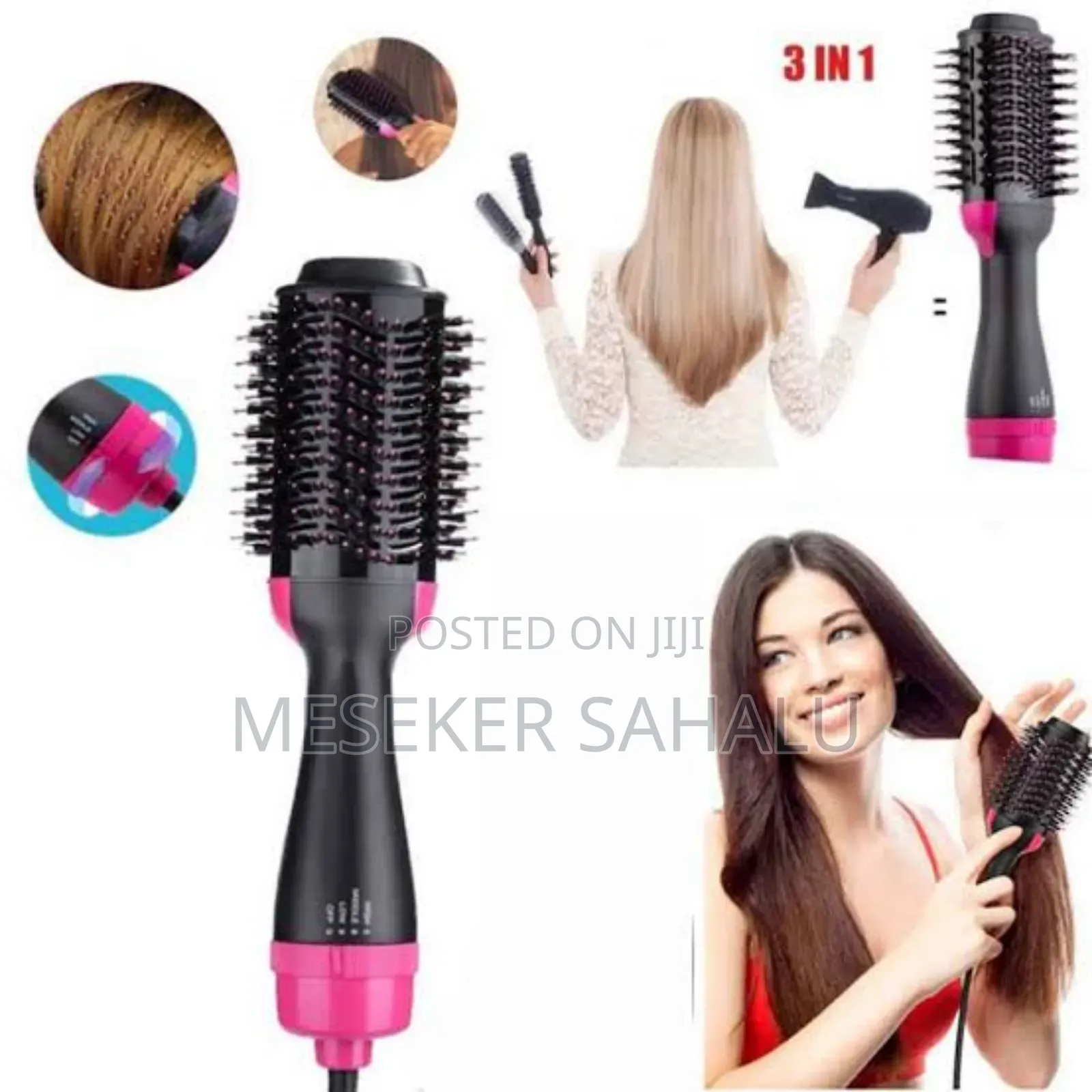 One Step, 3in1, Hair Dryer, Comb