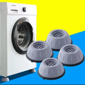 4pcs Anti-Vibration Washing Machine Pads - Noise Reducing Rubber Feet