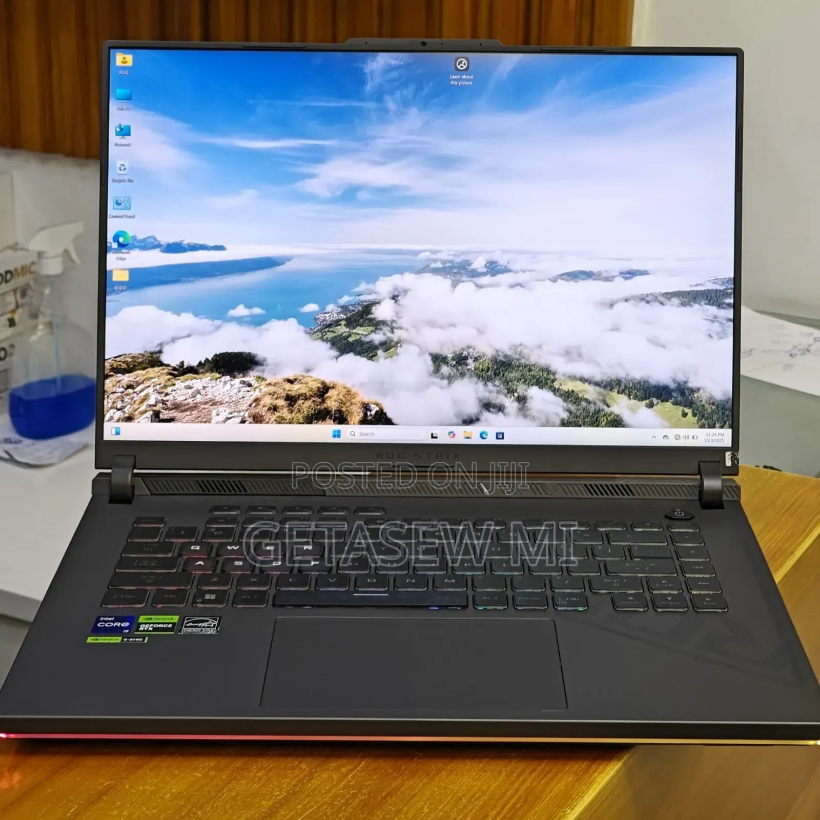 New Laptop Asus ROG Strix G16 G614 16GB Intel Core I9 SSD 1T