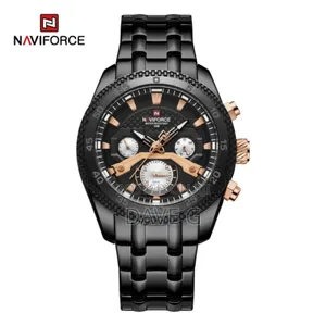 Photo - Naviforce Apex Wristwatch for Men's Business Style Luxury Black Watch