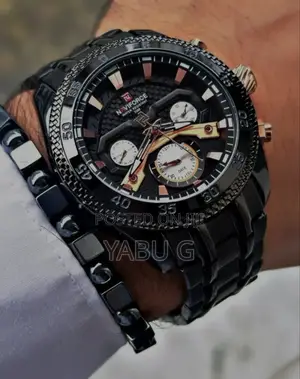Naviforce Men's Stainless Steel Analog Chronograph