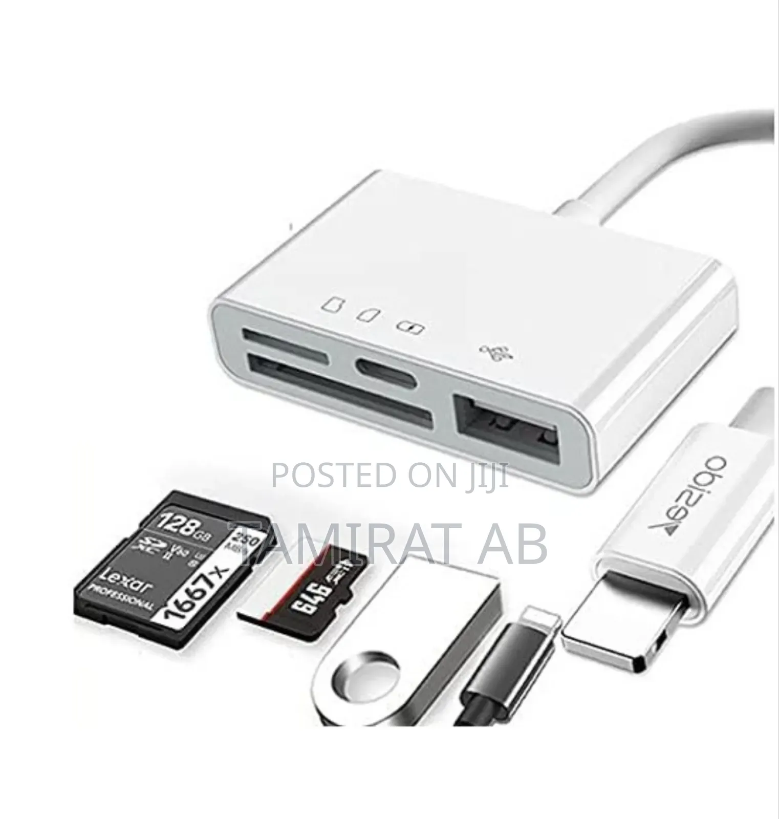 Yesido Gs12 Lighting Otg Interface Support Tf Sd Usb Fast Charging