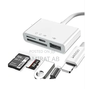 Photo - Yesido Gs12 Lighting Otg Interface Support Tf Sd Usb Fast Charging