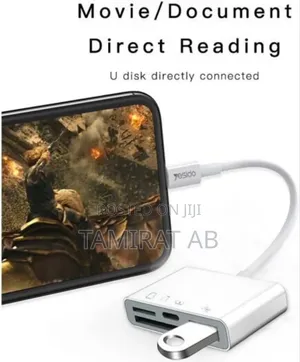 Yesido Gs12 Lighting Otg Interface Support Tf Sd Usb Fast Charging