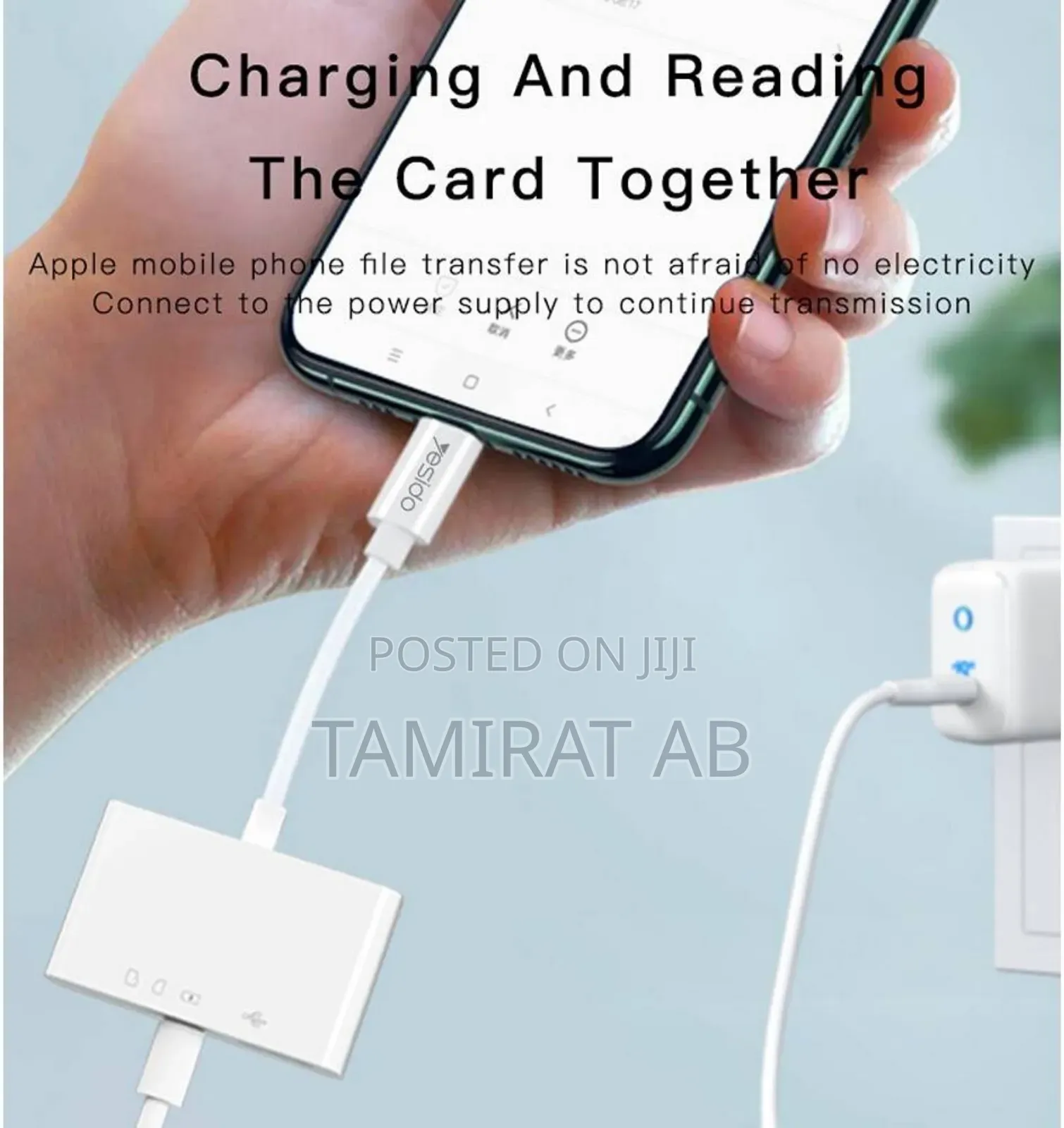 Yesido Gs12 Lighting Otg Interface Support Tf Sd Usb Fast Charging