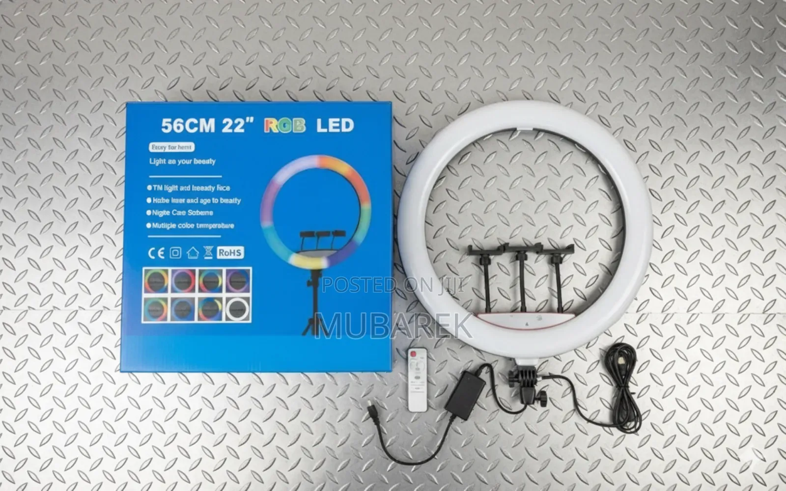 22 Inch RGB Dimmable Circle Light Super Bright for Dark Rooms.