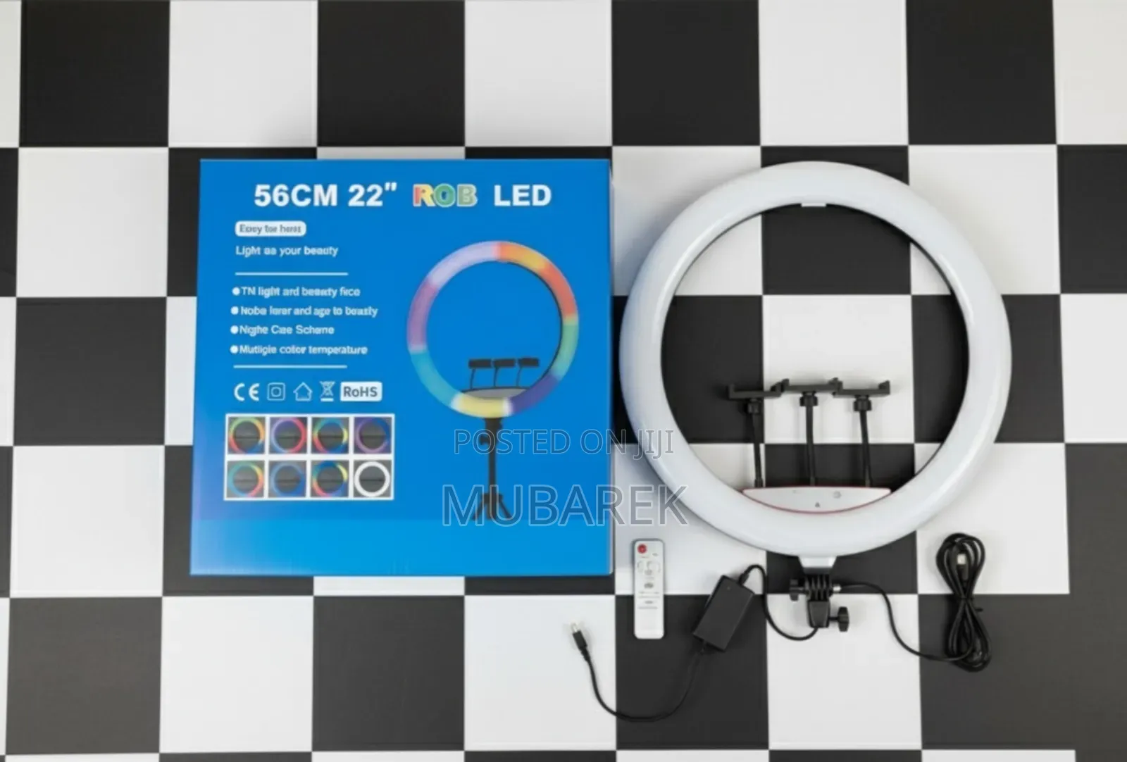 22 Inch RGB Dimmable Circle Light for Artists and Creators Pro.