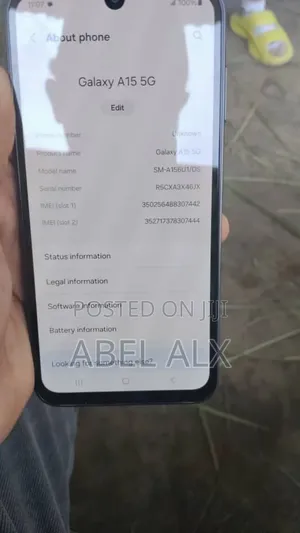 New Samsung Galaxy A15 5G 128 GB Black