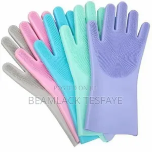 Magic Silicone Dishwashing Gloves.