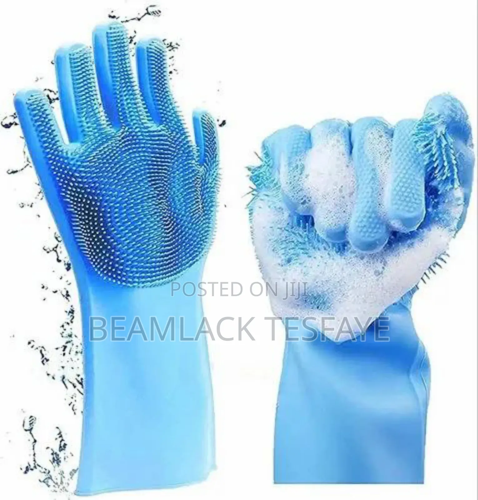 Magic Silicone Dishwashing Gloves.