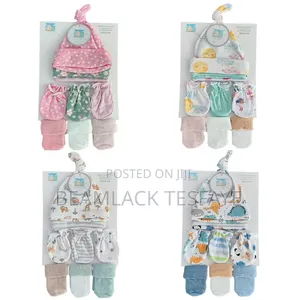 9pc ( 3 Caps 3 Mitten 3 Pairs of Socks )