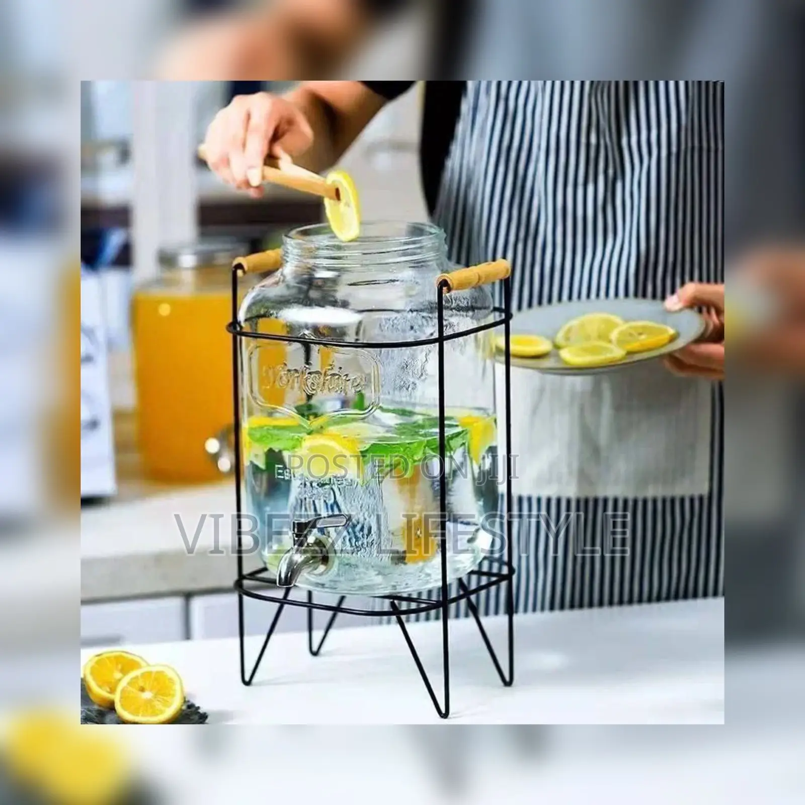 8l Glass Dispenser Jar