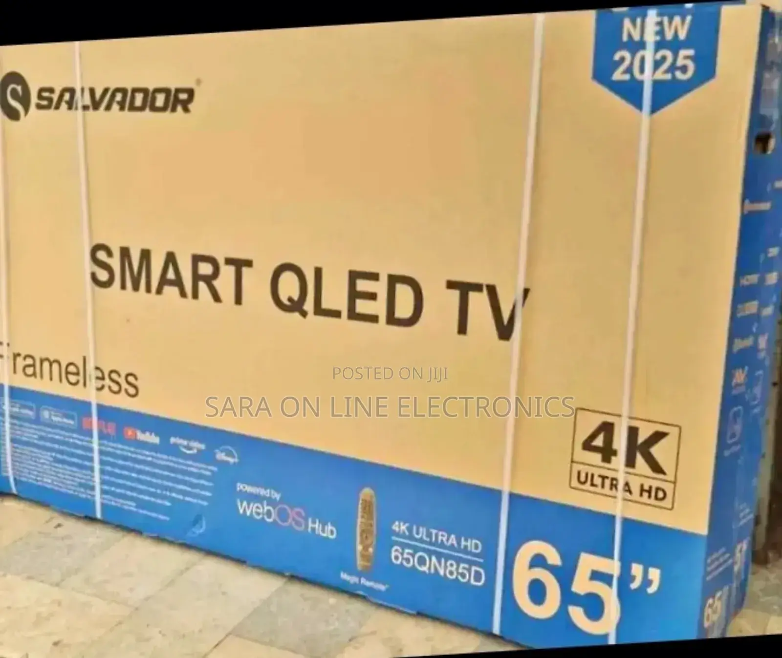 Salvador 65" New 2025 Smart Android Tv Free Delivery