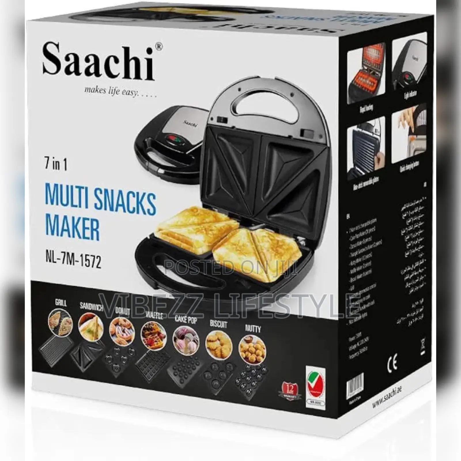 Saachi 7 in 1 Multi Snacks Maker