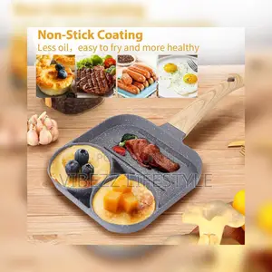 3 in 1 Flat Bottom Omelette Egg Pan