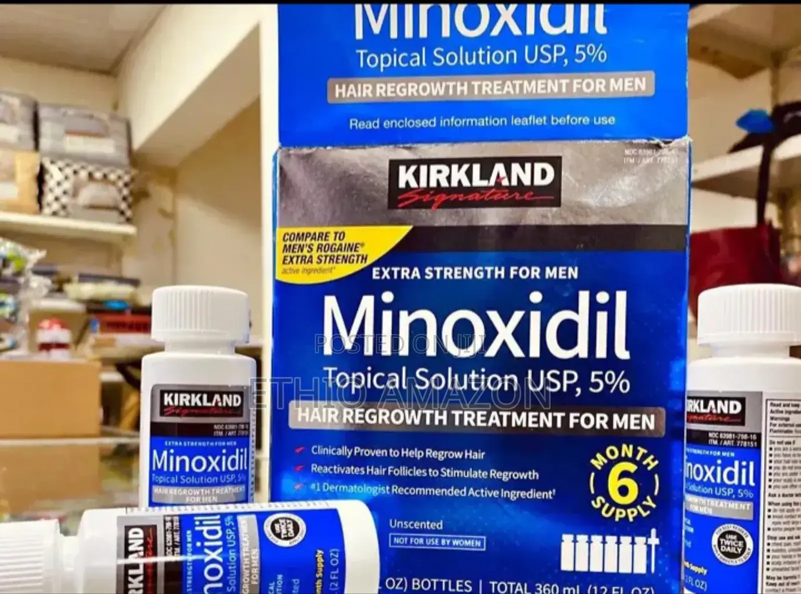 Minoxidil ለፀጉር እድገት