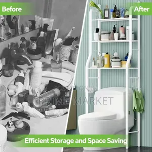 Photo - Over Toilet 3-Tier Rack Storage