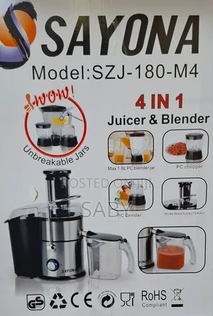 4in 1 Sayona Brand Juicer