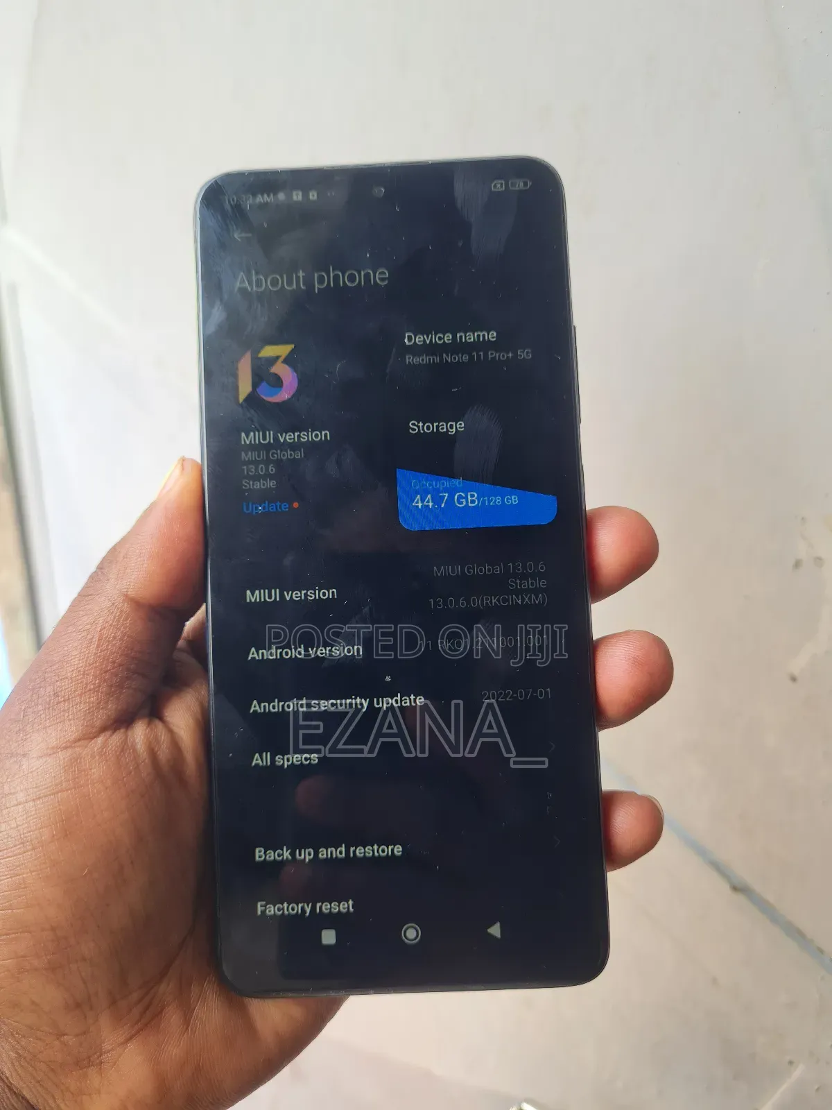 Xiaomi Redmi Note 11 Pro+ 5G 128 GB Gray