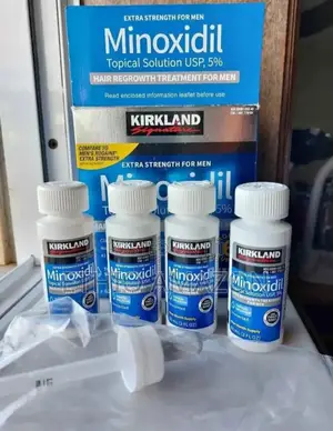 Photo - Minoxidil 5% Kirkland የፀጉር እድገት Hairgrow Anti Hairloss and Beard Gro