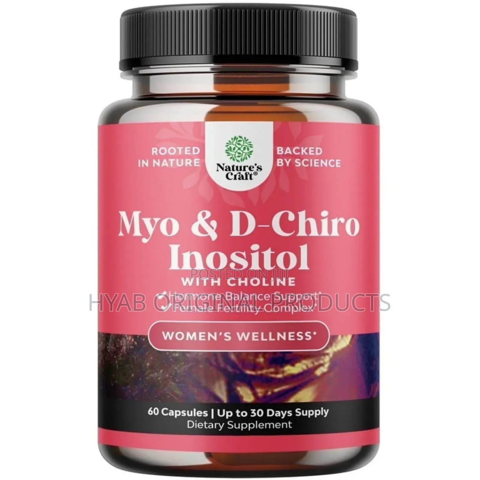 Myo D-Chiro Inositol Supplement, Hormone Balance for Women, 60ct