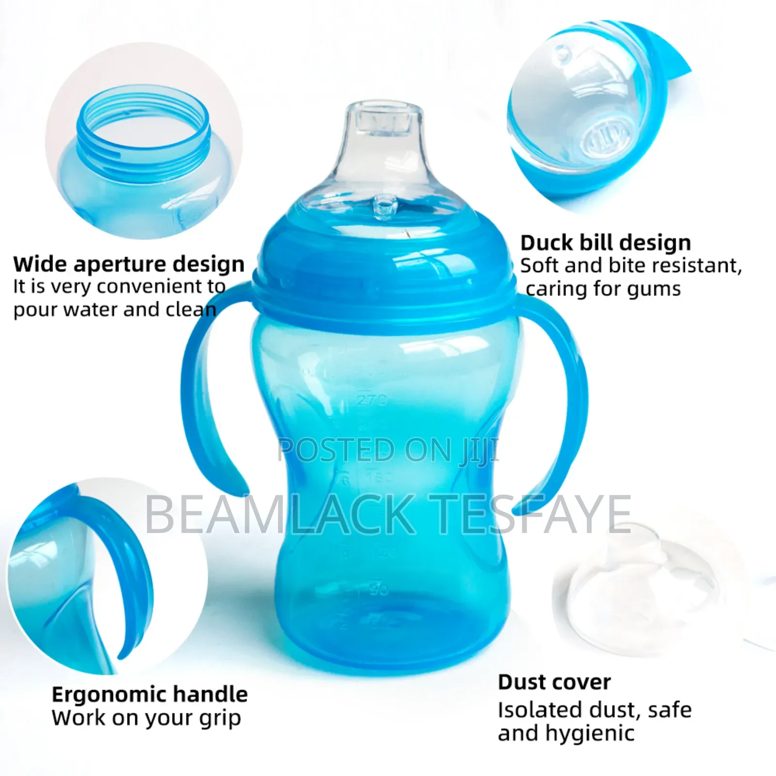 Bpa Free Duckbill Spout Training Bottle