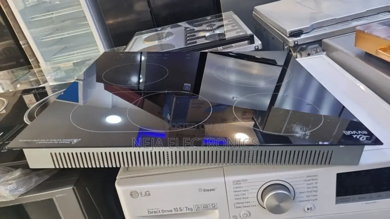 Evvoli Kitchen Top Stoves 60.Cm Ceramic Cookers