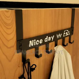 Door Hanger Hook With A "Nice Day" Cartoon Panda Design