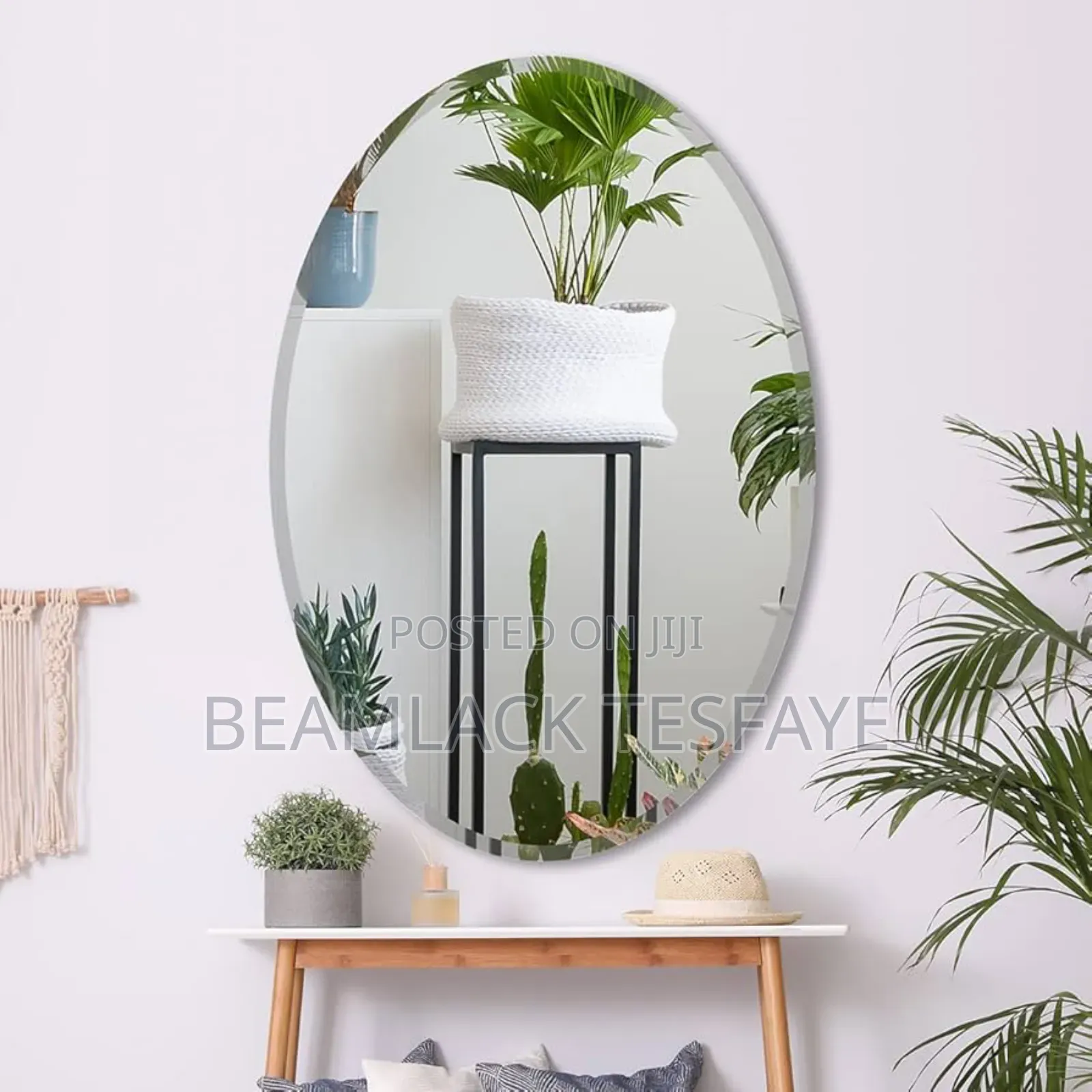3*4 Oval Mirror for Bathroom