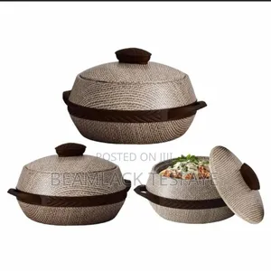 Elegant Insulated Serving Bowl Set – 3 Pieces | 1000ml,1500ml 2000mm