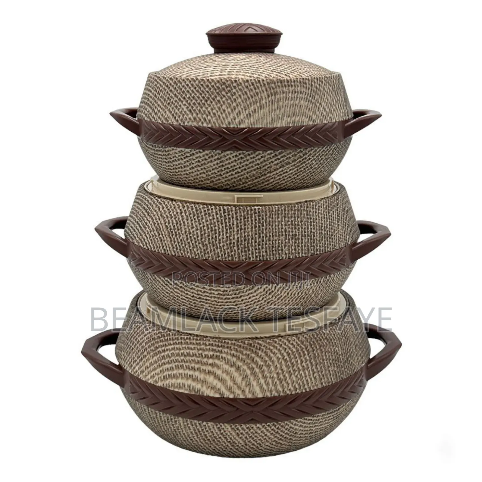 Elegant Insulated Serving Bowl Set – 3 Pieces | 1000ml,1500ml 2000mm