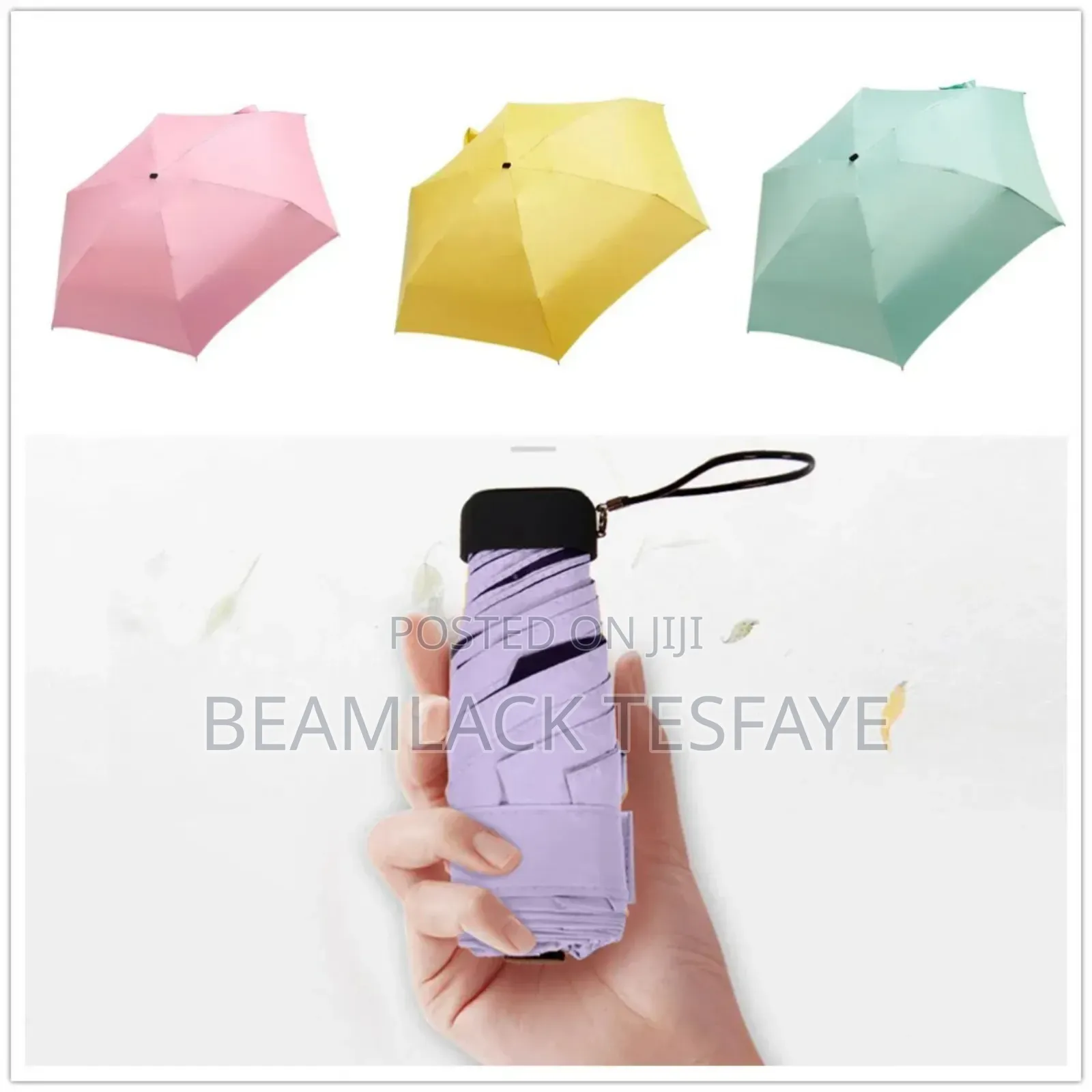 Mini Uv Resistant Pocket Umbrella