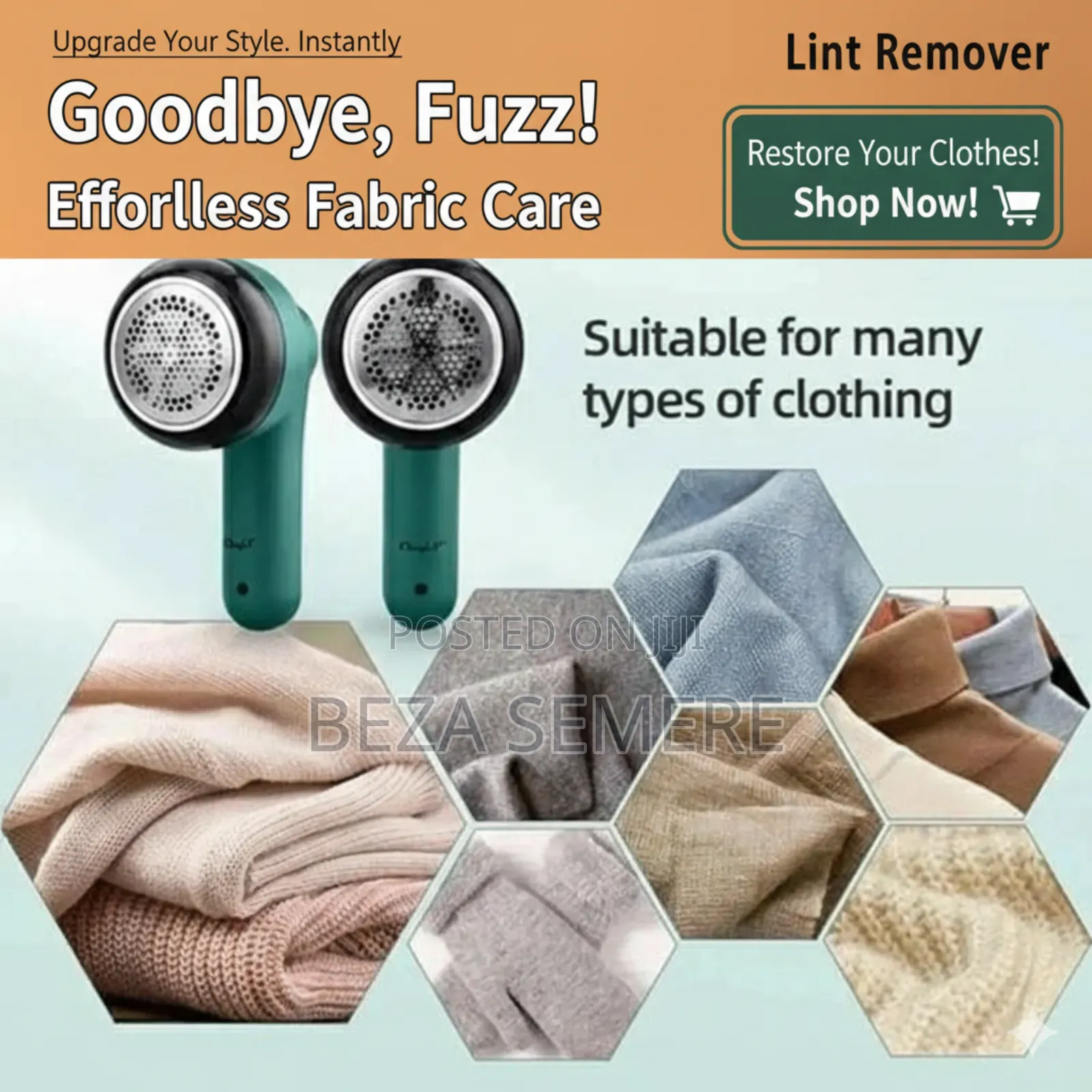 Rechargeable Clothes Lint Remover