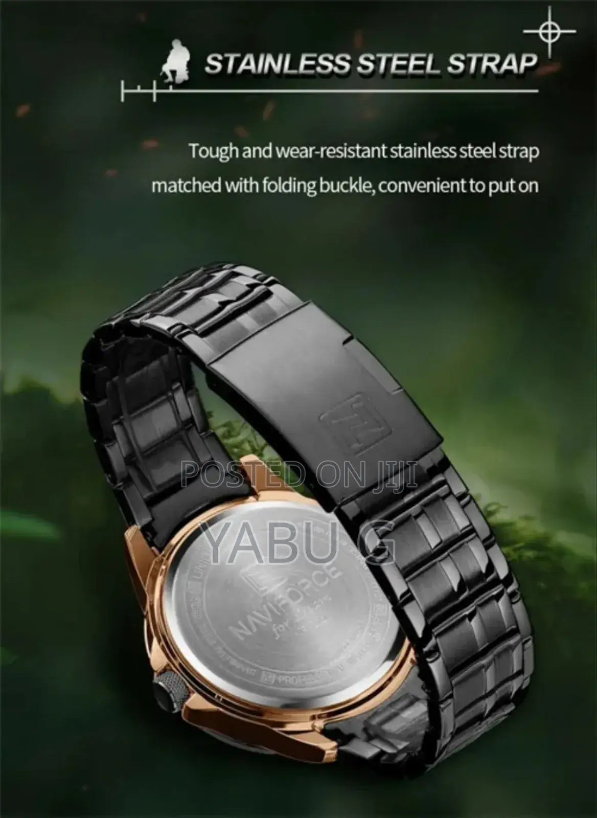 Naviforce New Men Wristwatch Top Brand Luxury Man Watch Gold