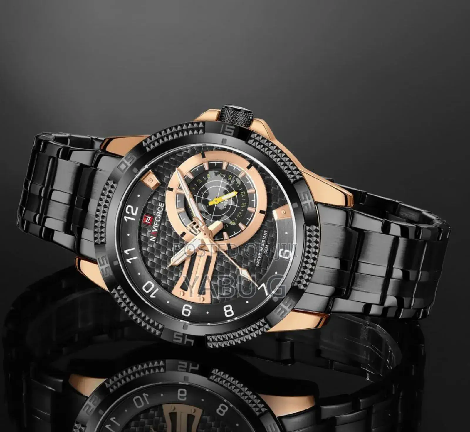 Naviforce Luxury Business Edition Stainless Steel Date Display Watch