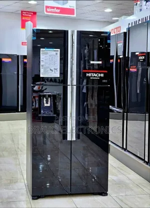 Photo -  Hitachi 4-Door Side-by-Side Refrigerator – Luxury Cooling Power! 