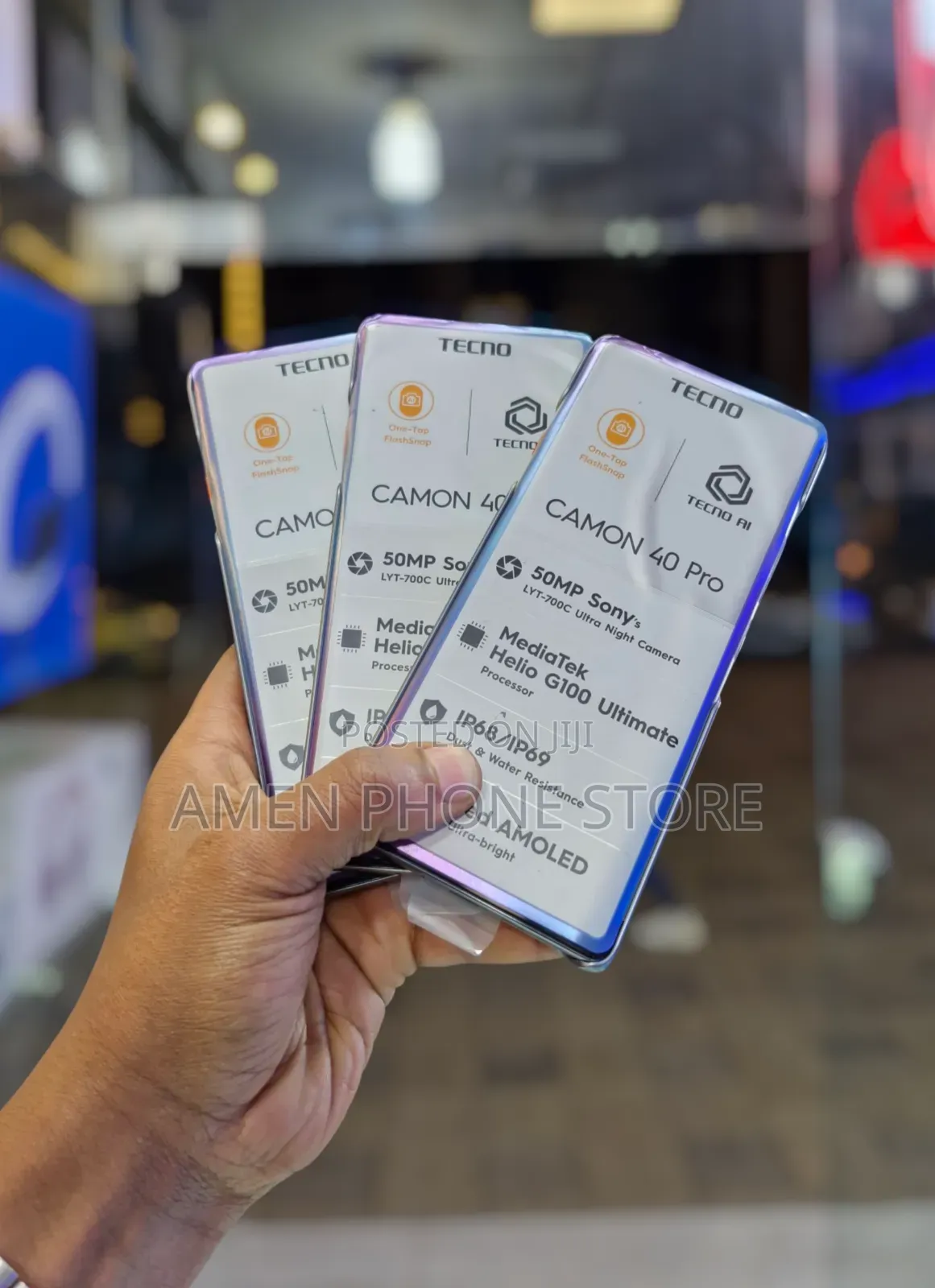 New Tecno Camon 40 Pro 256 GB Gray