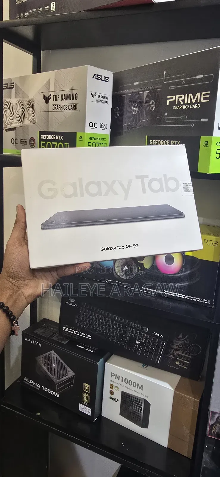 New Samsung Galaxy Tab A9+ 128 GB Black